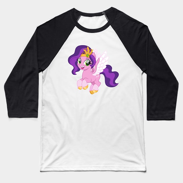 Pipp Petals Baseball T-Shirt by CloudyGlow